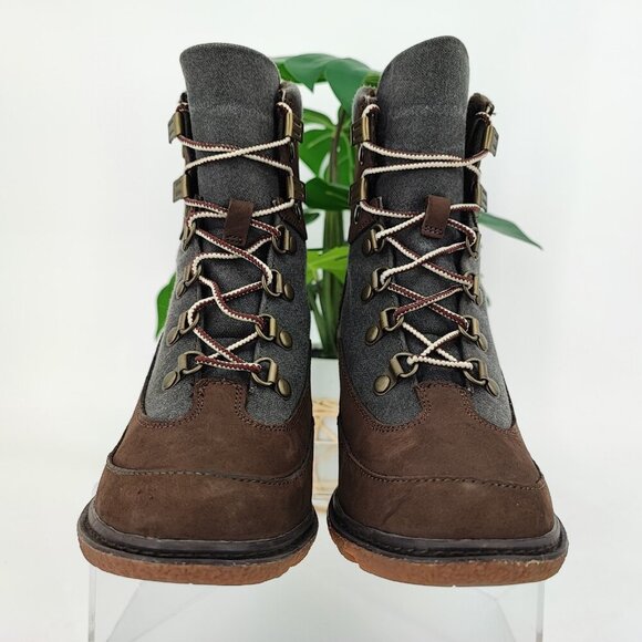 Timberland Women's Amston Brown Hiker Wedge Booties Size 8 US - Picture 2 of 8